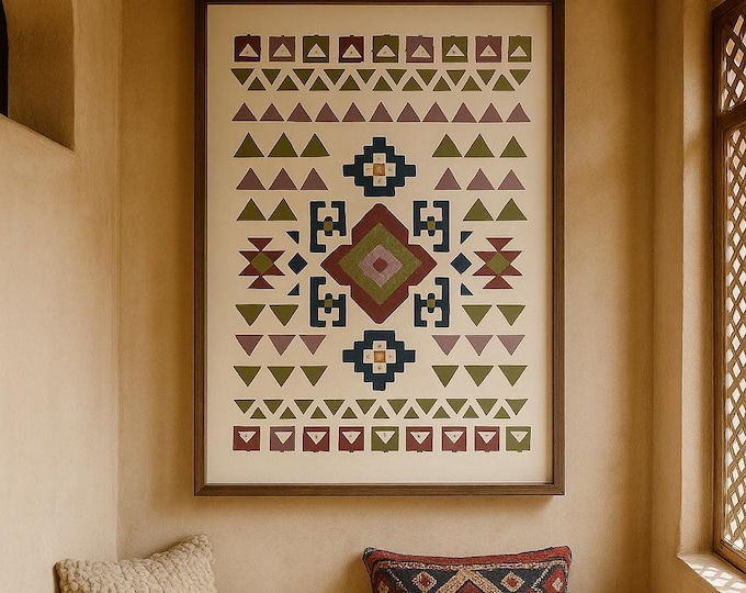 Poster amazigh à télécharger, tableau amazigh, Très haute résolution d'image, téléchargement instantané, art à imprimer
