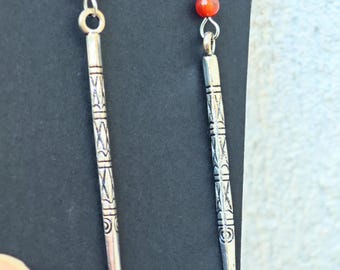 Boucles d'oreilles amazigh berbère Touareg femme argent- boucles d'oreilles berbère- ethnique- bijoux amazighs.