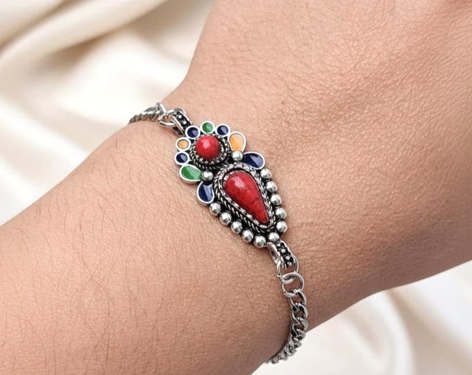 Bracelet kabyle acier inoxydable – Magnifique bracelet acier inoxydable