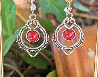 Boucles d'oreilles inspiration amazigh berbère femme - boucles d'oreilles berbère- ethnique- bijoux amazighs.