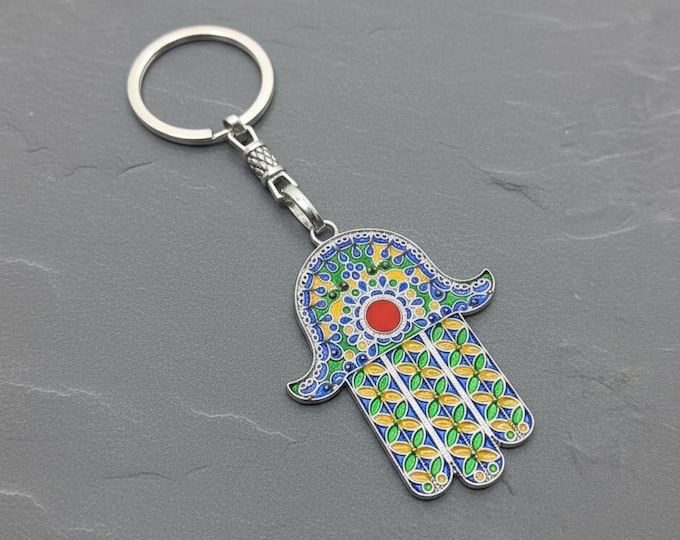 Porte-clés inspiration amazigh berbère femme - berbère- ethnique- bijoux amazighs.