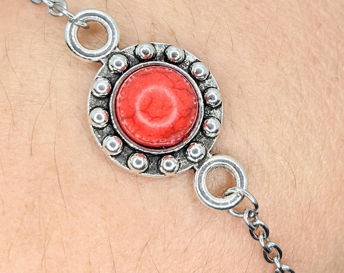 Bracelet inspiration amazigh femme - bracelet berbère- bracelet ethnique - Kabyle