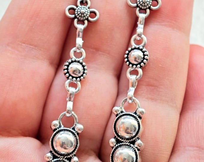 Boucles d'oreilles kabyles - Bijou amazigh – bijou berbère- bijou ethnique- Bijou kabyle