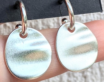 Boucles d'oreilles Argent 925 - boucles d'oreilles femme - boucles d'oreille cercle simple -  intemporelles.