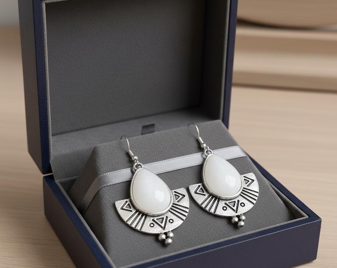 Boucles d'oreilles amazigh berbère Touareg femme - boucles d'oreilles berbère- ethnique- bijoux amazighs.