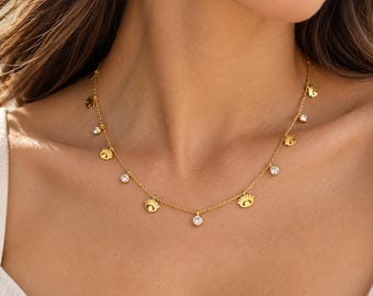 Collier amazigh berbère femme oeil protecteur – contre Aiin alhassad - collier berbère- collier kabyle