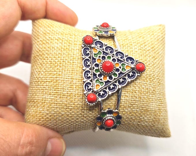 Bracelet kabyle acier inoxydable – Magnifique bracelet acier inoxydable