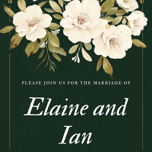 Marriage Invitation Template