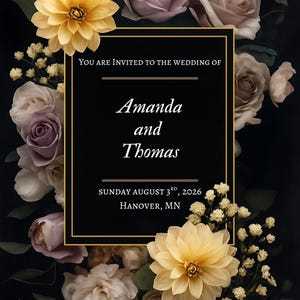 Marriage Invitation Template