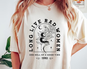 Es lebe das Rad Frauen Shirt, Boho Schlange Tshirt, feministisches Mädchen Power T-Shirt, Rad inspiriert Sweatshirt, Boho Shirt für Frauen, Bossy Rad Frauen Geschenk