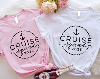 Custom Cruise Family 2025 Shirts, Family Vacation Shirts, Cruise Squad Tee, Cruise Squad 2025 Tee, Matching Family Outfit, Family Trip 2025