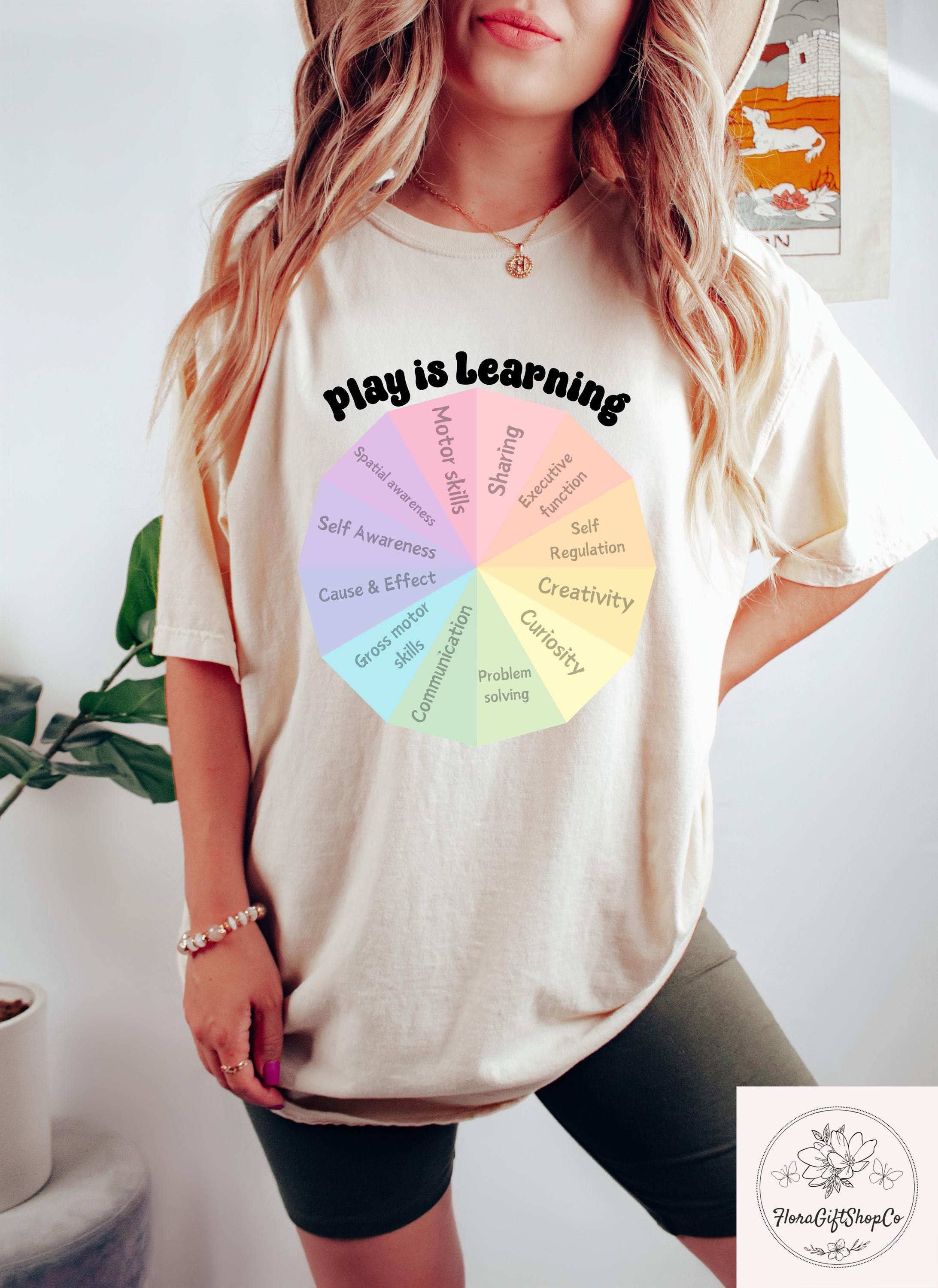 Play Is Learning Shirt, Teacher Appreciation Gift, First Day Of School Shirt For Teacher, Kindergarten Shirt, Back To School, Play T Shirt