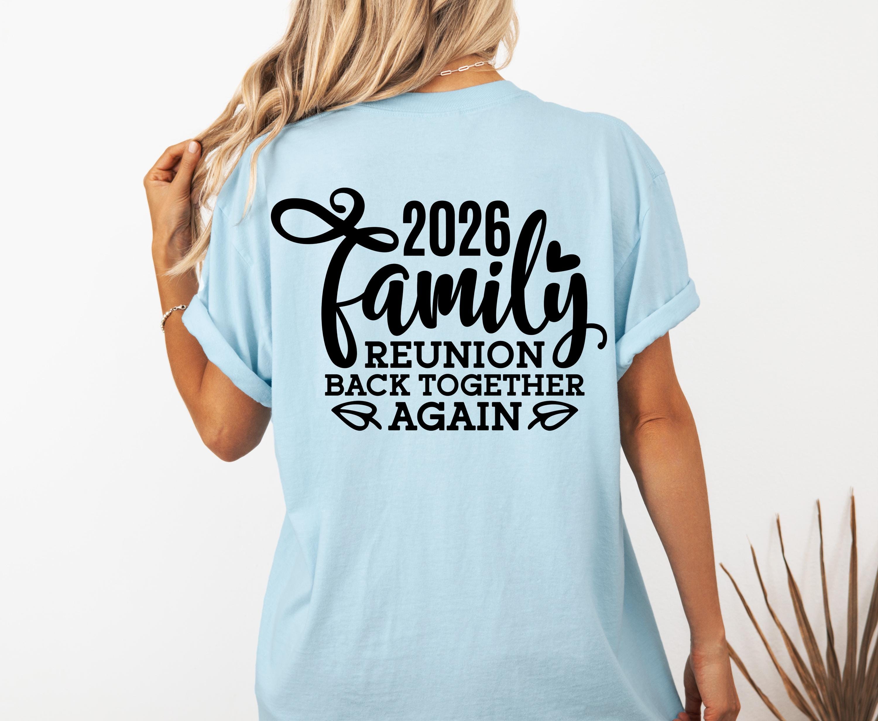 Custom Family Reunion T-shirt, Personalized Name Family Gathering Shirt ...