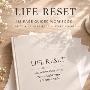 Life Reset Workbook – 112-Page Guided Self Reflection Journal, Personal Growth & Self Discovery PDF