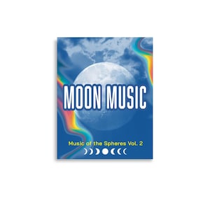 Coldplay Inspired Print | Moon Music | Music of the Spheres Vol. 2 | Poster Print