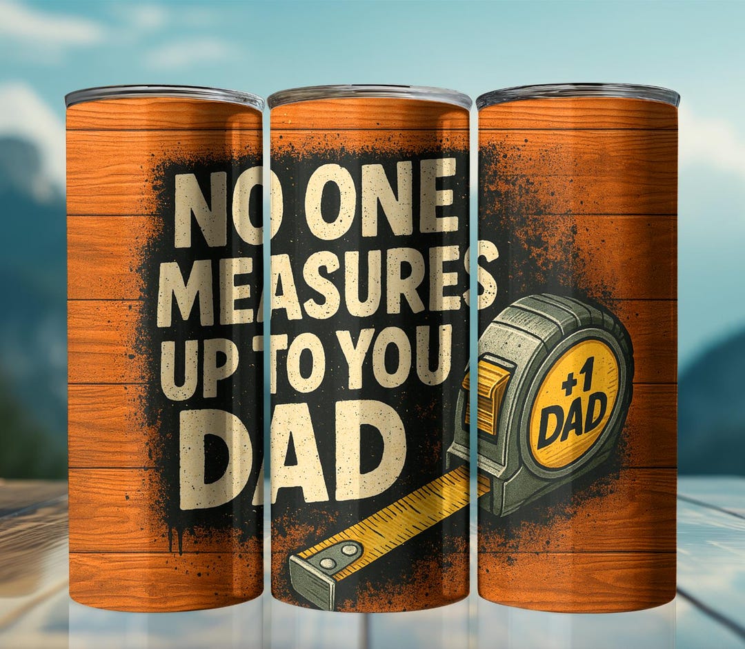Dad Tumbler Wrap PNG, 20oz Skinny Tumbler Sublimation Design (digital ...