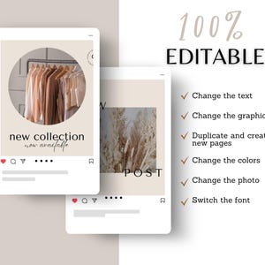 Business Instagram Post Template Bundle | Editable Canva Social Media Templates for Entrepreneurs, Coaches & Small Businesses