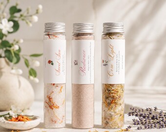 Sun Ritual Bath Set | Sweet Orange, Frankincense and Botanical Salt Gift