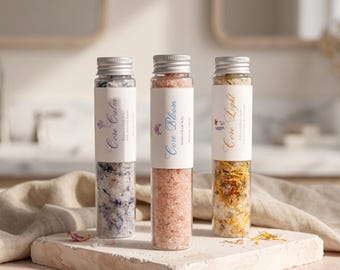 Pure Ritual Bath Salt Set | 3 Botanical Blends | Self Care Gift