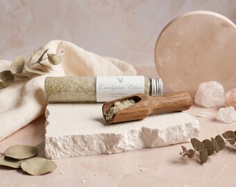 Eucalyptus Clear Bath Salts | Green Clay Mineral Soak | Spa Gift