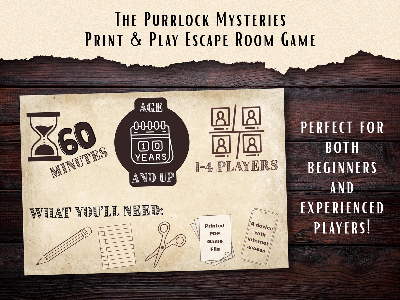 Escape Room Printable Game For Adults Families Mystery Puzzle Game Escape Room Printable Game For Adults Families Mystery Puzzle Game