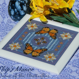Dance of the Butterflies PDF Cross Stitch