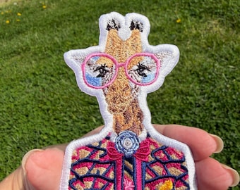 Funky Giraffe Hat Patch