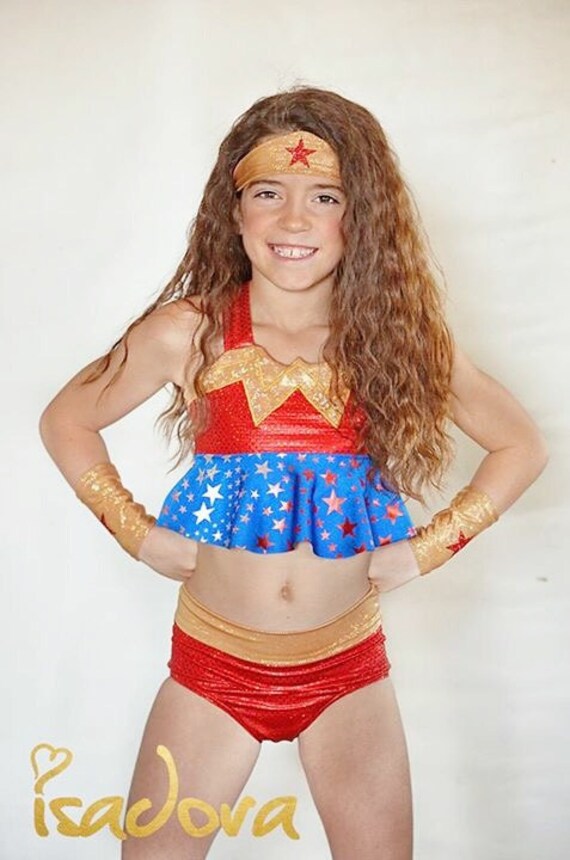 Traje Inspirada Niñas Baño Woman De Wonder NX8wkn0OP