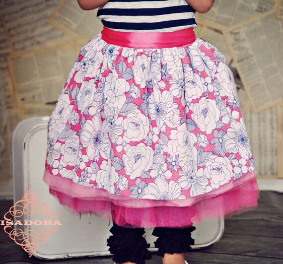 Items similar to Girls Tutu Skirt Nautical Style Size 710 on Etsy
