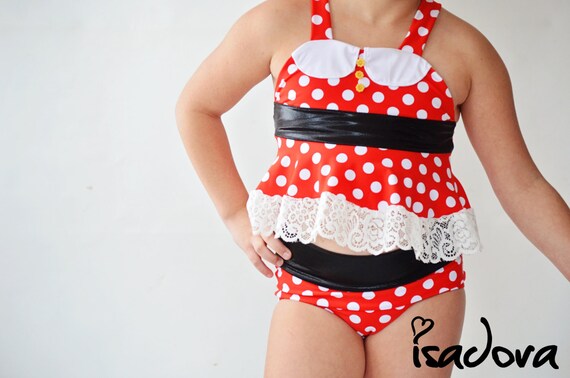 girls minnie mouse bathing suit