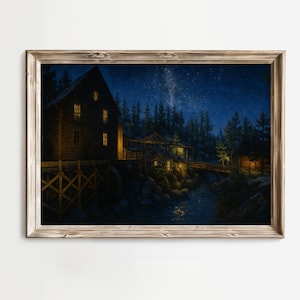 Poster de peinture à l'huile RDR2 fraise | Carte d'Elizabeth ouest | Art mural fraise | Red Dead Redemption 2 | Cadeau pour joueur | Paysage RDR2