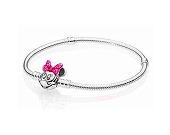 andora minnie mouse sluiting slangenarmband s925