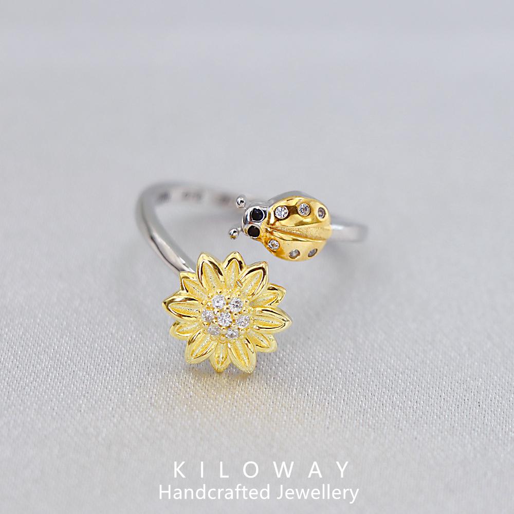 Ladybug Ring Sterling Silver Australia