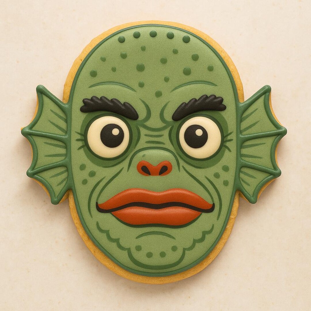 Vintage Sea_monster Cookie Cutter – Creature From the Cookie Lagoon! - Etsy