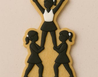 Cheer stunt c cookie cutter – pyramid power!