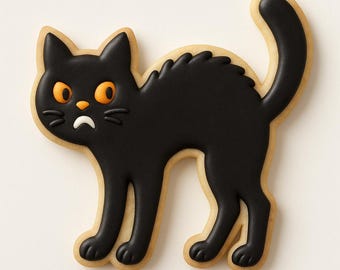 Scary Cat cookie cutter – purr-fectly spooked!