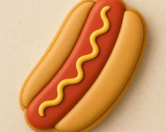 Hot Dog Cookie Cutter - BBQ & Father&#39;s Day Fun