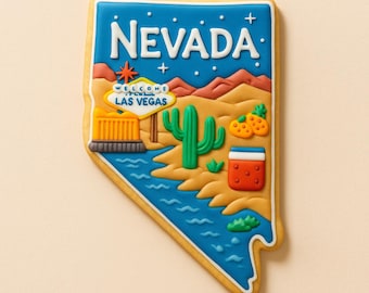 Nevada State Cookie Cutter – Vegas, Baby!