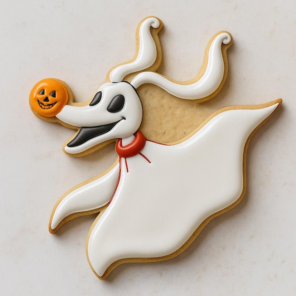 Zero Cookie Cutter | Nightmare Christmas Ghost Dog | Halloween & Christmas Cookie Cutter