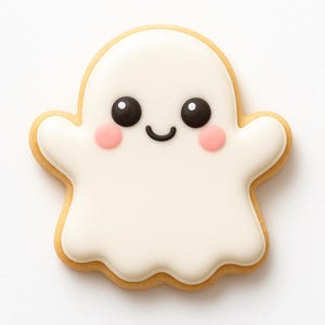 Cute ghost cookie cutter – sweetly spooky!