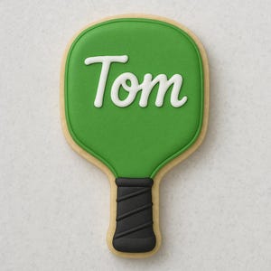 Pickleball paddle cookie cutter – personalized for your racket!
