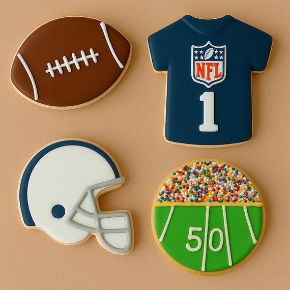 Football Set Cookie Cutter Set – Game Day Vibes!