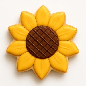 Cortador de biscoitos de girassol de outono – ilumine seus bolos de outono! - dois estilos para escolher