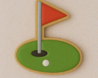 Putting Green-koekjesvorm: perfect voor golfliefhebbers!