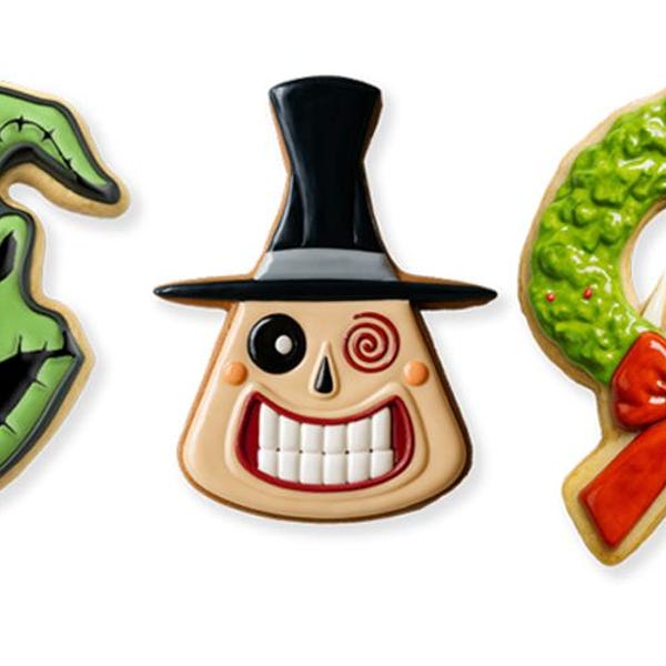 Nightmare Christmas_Set_C Cookie Cutter Set – Oogie, Mayor & Monster Wreath!