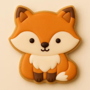Fall Fox cookie cutter – woodland cutie for autumn bakes!