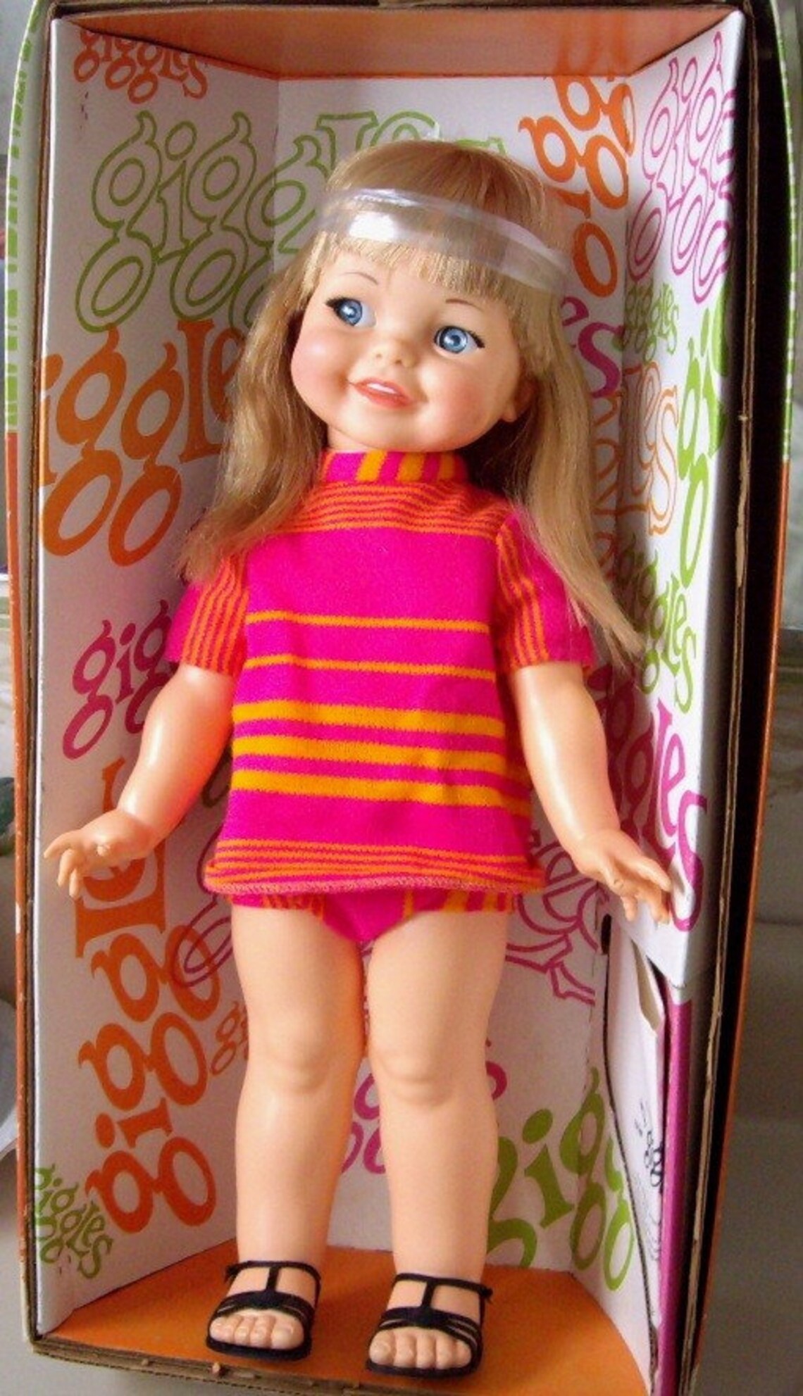 Ideal Giggles Doll from 1966 MINT IN BOX Still Giggles and Etsy