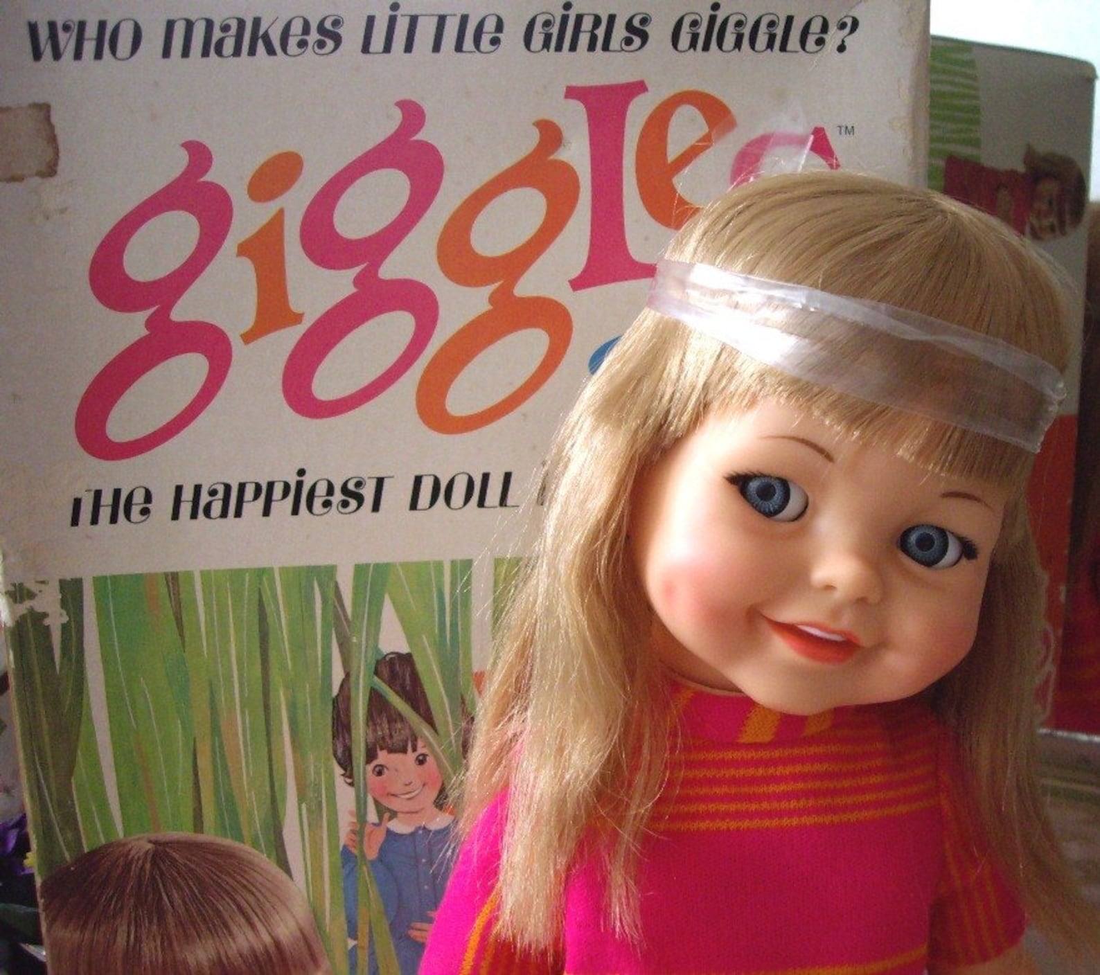 Ideal Giggles Doll from 1966 MINT IN BOX Still Giggles and Etsy