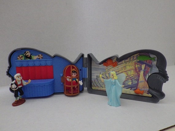 Rare Pinocchio With Disney Once Upon A Time Whale Play Set Etsy