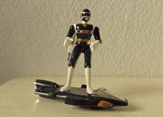 power rangers in space silver ranger action figure